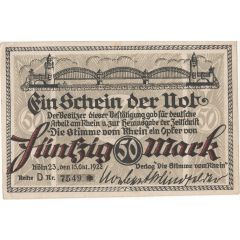 50 Mark Verlag Die Stimme vom Rhein