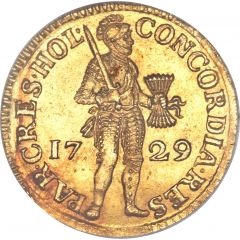 1 Ducat later type, milled
