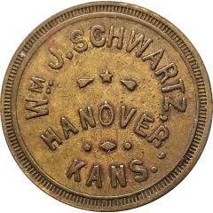 25 Cents - Wm J. Schwartz Hanover, Kansas