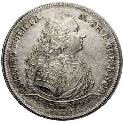 1 Thaler - Charles William Frederick Augsburg Confession