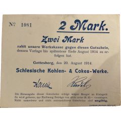 2 Mark Schlesische Kohlen- & Cokes-Werke