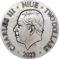 2 Dollars - Charles III Fire Drake