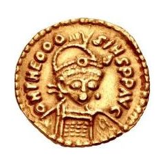 1 Solidus In the name of Theodosius II