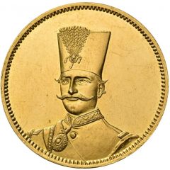 10 Toman - Nāṣer al-Dīn Qājār