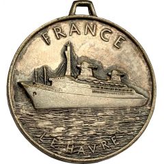 Medal - Ocean Liner ship SS France