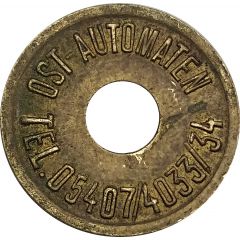 Vending Machine Token - Ost-Automaten Wallenhorst, Tel. ...4033...