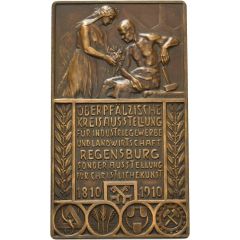 Award medal Upper Palatinate district exhibition Regensburg