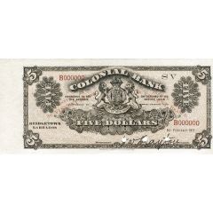 5 Dollars Colonial Bank