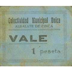 1 Peseta Albalate de Cinca