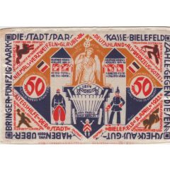 50 Mark Stadtsparkasse with signatures