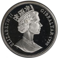 1 Crown - Elizabeth II Raymond Dart and Taung Skull, Silver Proof