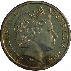 1 Dollar - Elizabeth II 4th Portrait - 40th Anniversary of the Sydney Opera House