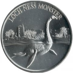 1 oz Silver Intaglio Mint - Loch Ness Monster