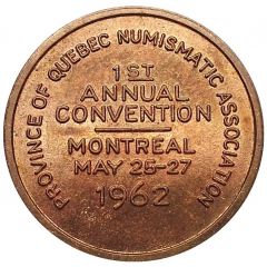 Medal - P.Q.N.A. 1st Annual Convention - Bank of Montreal
