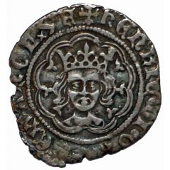 1/2 Groat - Henry VI Pinecone-mascle issue, London mint