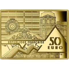 50 Euros La Persistance de la mémoire - Dali, gold