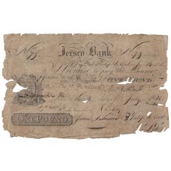 1 Pound Jersey Bank - Philip Le Couteur