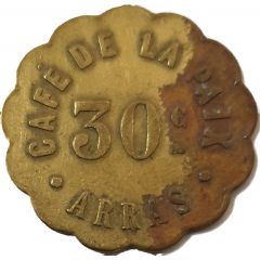 30 Centimes - Café de la Paix Arras