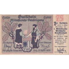 75 Pfennig Linz - Mittelstands-Wirtschafts-Genossenschaft