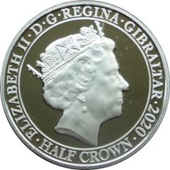 1/2 Crown - Elizabeth II Sir Winston Churchill