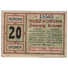 20 Korona Mosonvármegye
