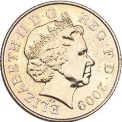 10 Pence - Elizabeth II 4th portrait, Crowned Lion, mule