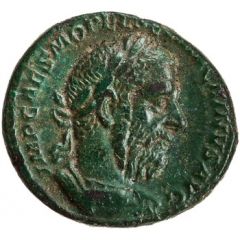 As - Macrinus VICT PART P M TR P II COS II P P S C, Victory