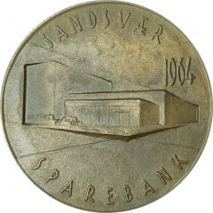 Medal - Kongsbergmedaljen 1964 Sandsvær Sparebank