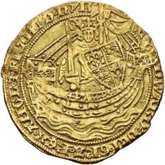 1 Noble - Edward III Pre-treaty period, series D