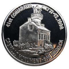 Medal - Inter-Club Numismatic Council 41st Coinarama, Cabrillo Monument