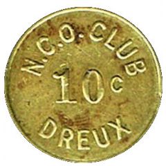 10 Cents - N.C.O. Club Dreux