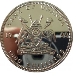 1000 Shillings 5 Euro cent Netherlands