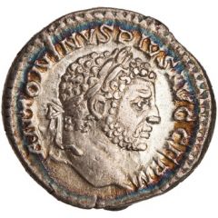 Denarius - Caracalla P M TR P XX COS IIII P P, Serapis