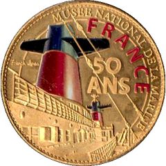 Token - Arthus Bertrand - Tresors de France Musee National de la Marine 50 Ans