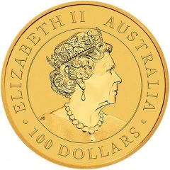 100 Dollars - Elizabeth II 6th Portrait - Australian Nugget - Gold Bullion Coin