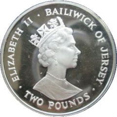 2 Pounds - Elizabeth II 90th Birthday of Queen Mother