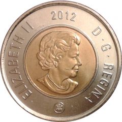 2 Dollars - Elizabeth II Polar bear, date on top