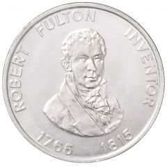 Token - Shell Famous Americans Coin Game Robert Fulton