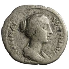 Denarius - Faustina the Younger VENVS, Venus