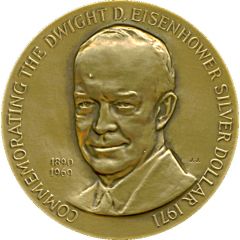 Medal - Dwight D. Eisenhower Dollar