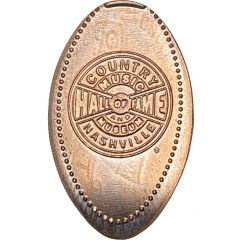 Elongated Penny - Country Music Hall of Fame Nashville, Tennessee