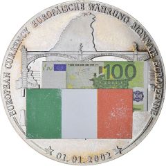 Medal - European Currency Ireland - 100 Euro