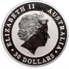30 Dollars - Elizabeth II 4th Portrait - Australian Kookaburra