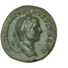 Sestertius - Caracalla and Geta PONTIF TR P XIII COS III S C, Concordia