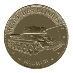 Jeton Touristique - Monnaie de Paris - Musée des Blindés - Saumur