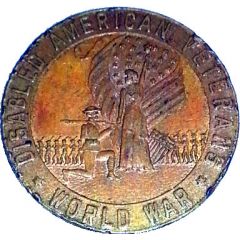 Token - Disabled American Veterans World War Red cross