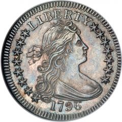 1/4 Dollar `Draped Bust Quarter` small eagle