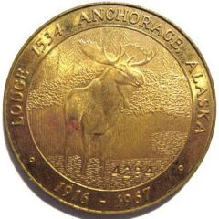 1 Dollar - Loyal Order of Moose L.O.O.M. Anchorage No.1534