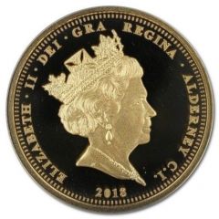 100 Pounds - Elizabeth II Sapphire Jubilee - On Horseback