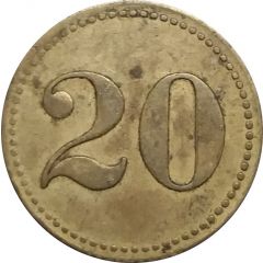 20 Pfennig Wertmarke